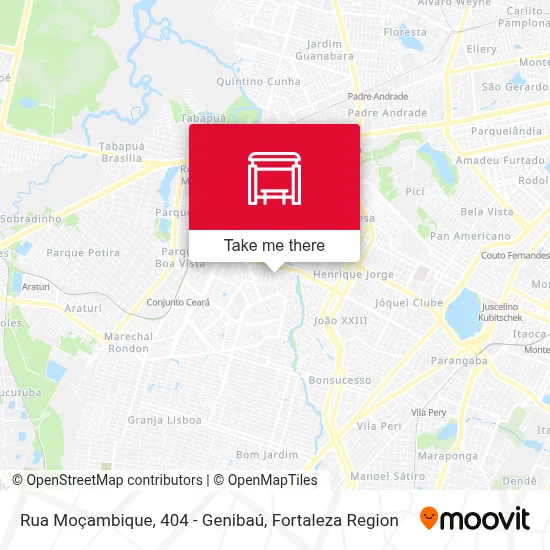 Rua Moçambique, 404 - Genibaú map