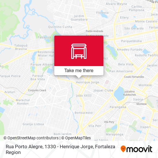 Rua Porto Alegre, 1330 - Henrique Jorge map