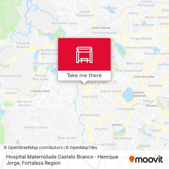 Hospital Maternidade Castelo Branco - Henrique Jorge map