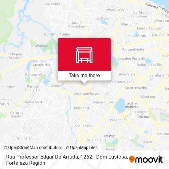 Rua Professor Edgar De Arruda, 1262 - Dom Lustosa map