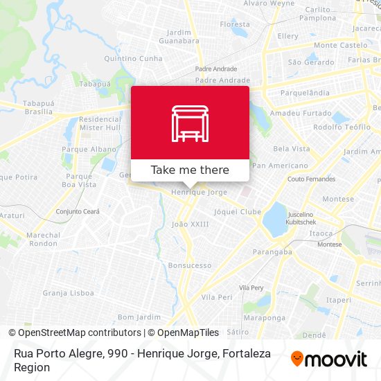 Mapa Rua Porto Alegre, 990 - Henrique Jorge