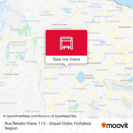 Rua Renato Viana, 113 - Jóquei Clube map