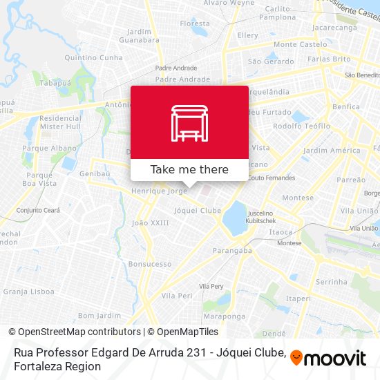 Rua Professor Edgard De Arruda 231 - Jóquei Clube map