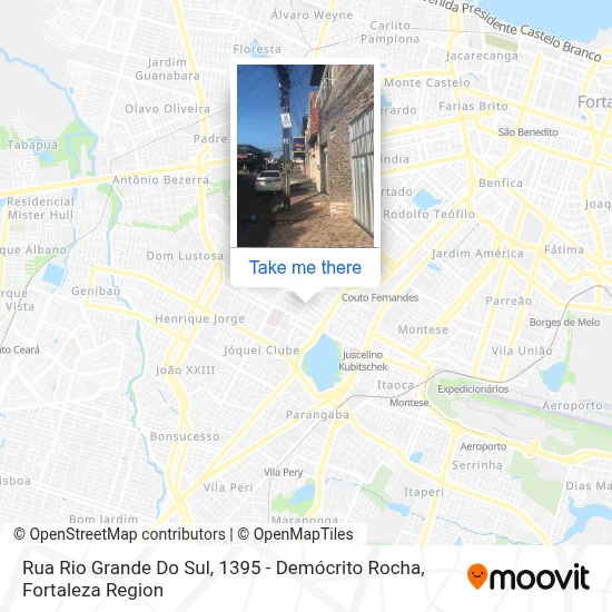 Rua Rio Grande Do Sul, 1395 - Demócrito Rocha map