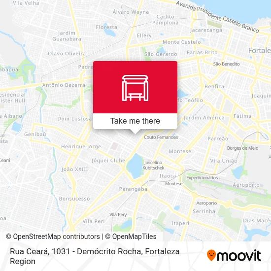 Rua Ceará, 1031 - Demócrito Rocha map