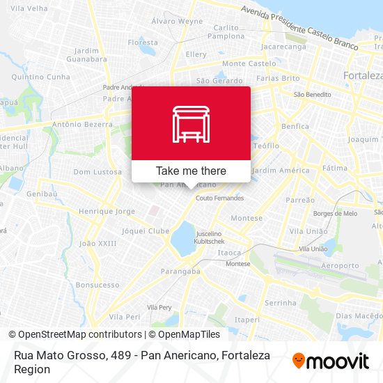 Rua Mato Grosso, 489 - Pan Anericano map