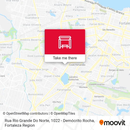 Rua Rio Grande Do Norte, 1022 - Demócrito Rocha map