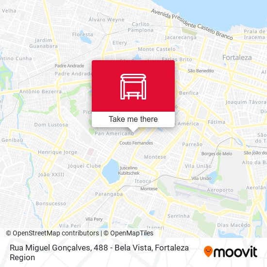 Rua Miguel Gonçalves, 488 - Bela Vista map