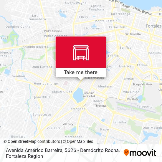 Avenida Américo Barreira, 5626 - Demócrito Rocha map