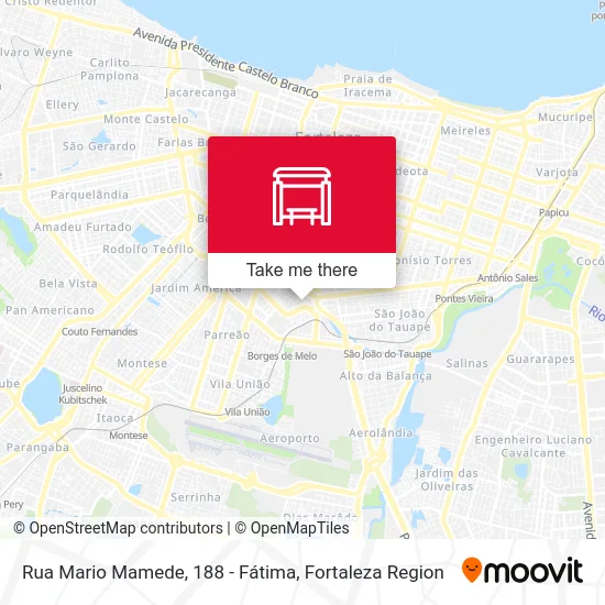 Rua Mario Mamede, 188 - Fátima map