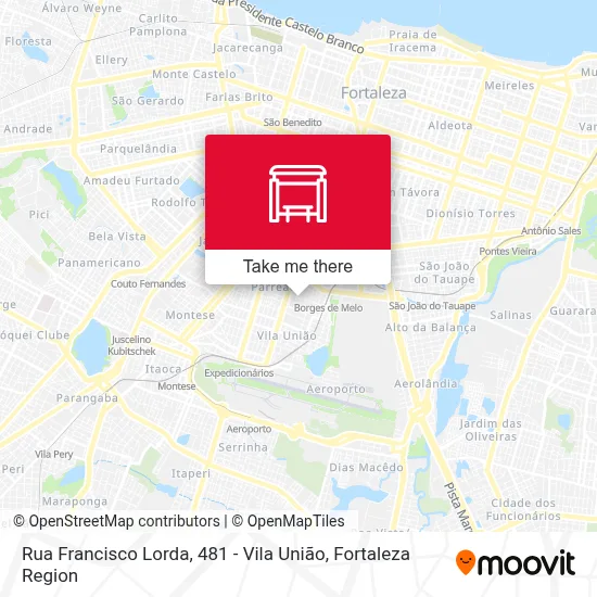 Rua Francisco Lorda, 481 - Vila União map