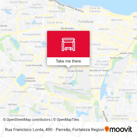Rua Francisco Lorda, 490 - Parreão map