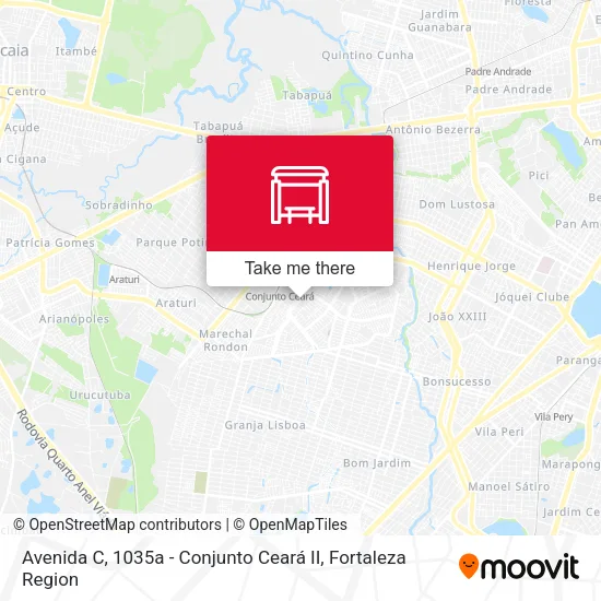 Avenida C, 1035a - Conjunto Ceará II map