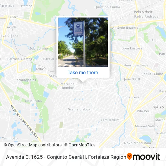 Avenida C, 1625 - Conjunto Ceará II map