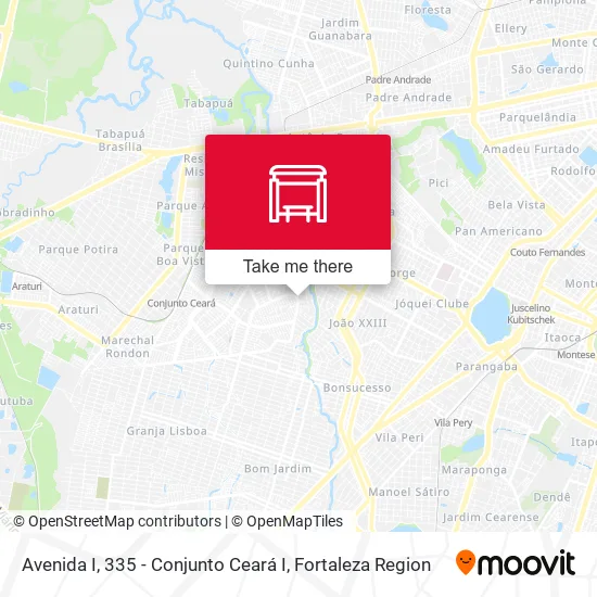 Avenida I, 335 - Conjunto Ceará I map