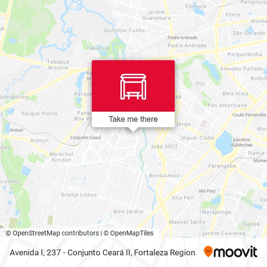 Avenida I, 237 - Conjunto Ceará II map