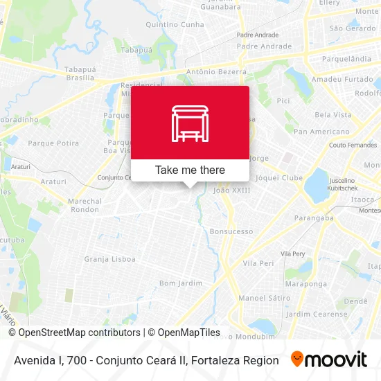 Avenida I, 700 - Conjunto Ceará II map