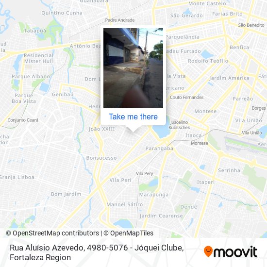 Rua Aluísio Azevedo, 4980-5076 - Jóquei Clube map