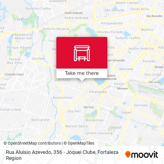 Rua Aluísio Azevedo, 356 - Jóquei Clube map