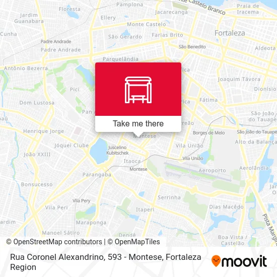 Rua Coronel Alexandrino, 593 - Montese map