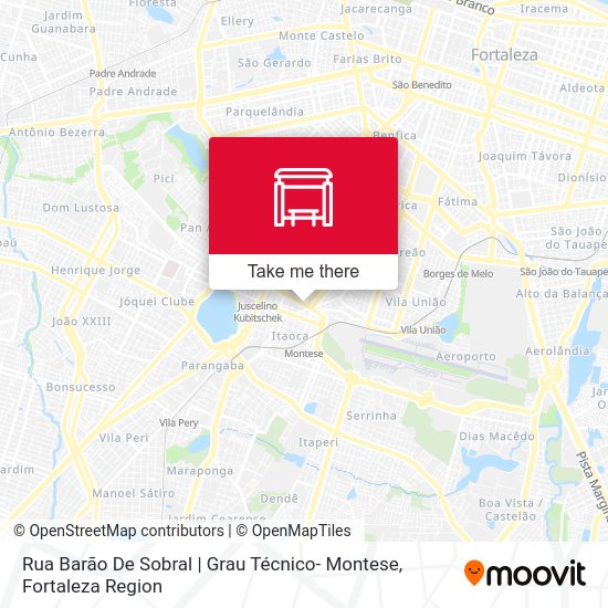 Rua Barão De Sobral | Grau Técnico- Montese map