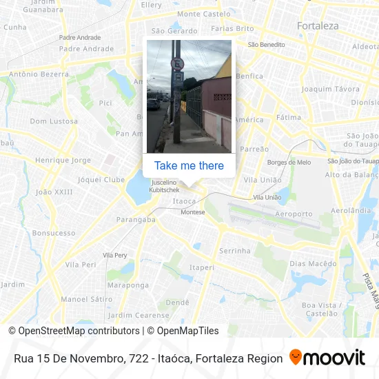 Rua 15 De Novembro, 722 - Itaóca map
