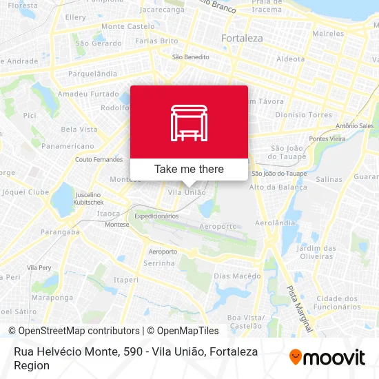 Rua Helvécio Monte, 590 - Vila União map