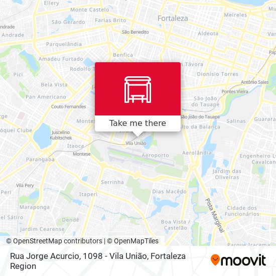 Rua Jorge Acurcio, 1098 - Vila União map