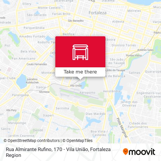 Rua Almirante Rufino, 170 - Vila União map