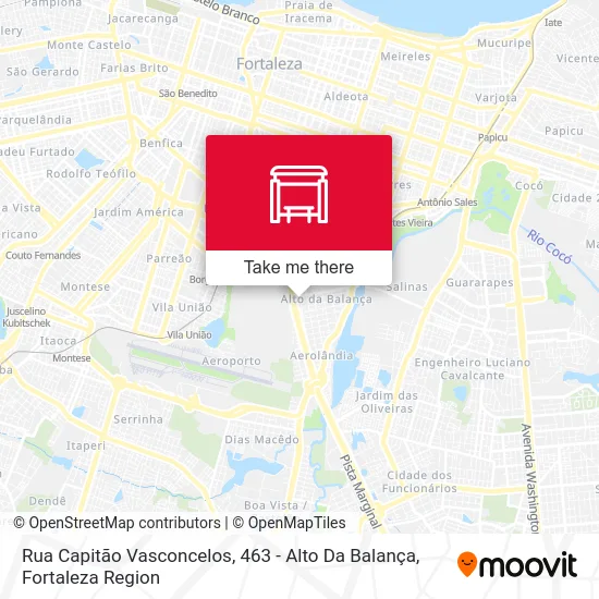 Rua Capitão Vasconcelos, 463 - Alto Da Balança map