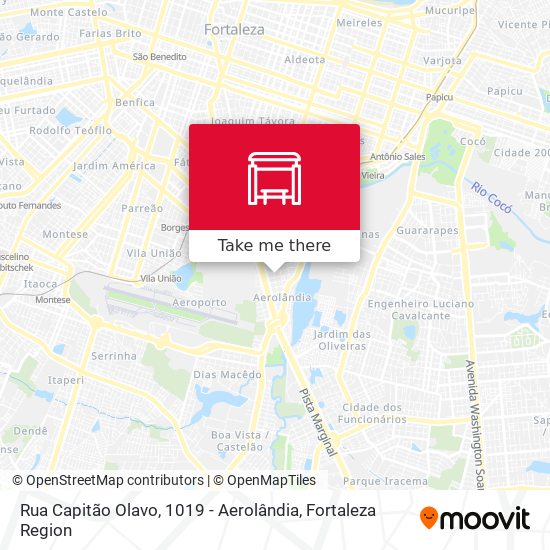 Rua Capitão Olavo, 1019 - Aerolândia map