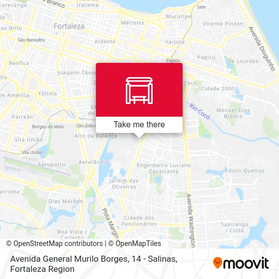 Avenida General Murilo Borges, 14 - Salinas map