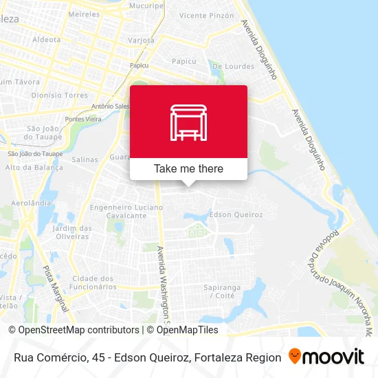 Rua Comércio, 45 - Edson Queiroz map