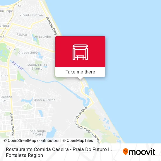 Restaurante Comida Caseira - Praia Do Futuro II map