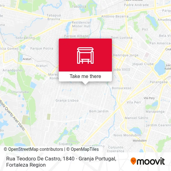 Rua Teodoro De Castro, 1840 - Granja Portugal map