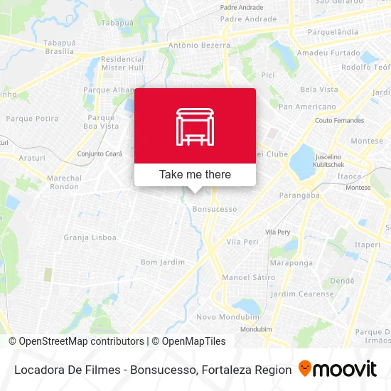 Locadora De Filmes - Bonsucesso map