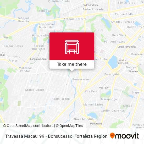 Travessa Macau, 99 - Bonsucesso map