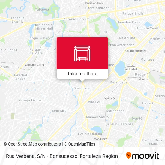 Rua Verbena, S/N - Bonsucesso map