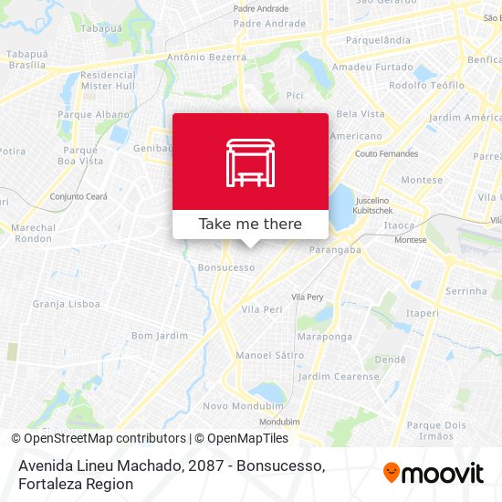 Avenida Lineu Machado, 2087 - Bonsucesso map