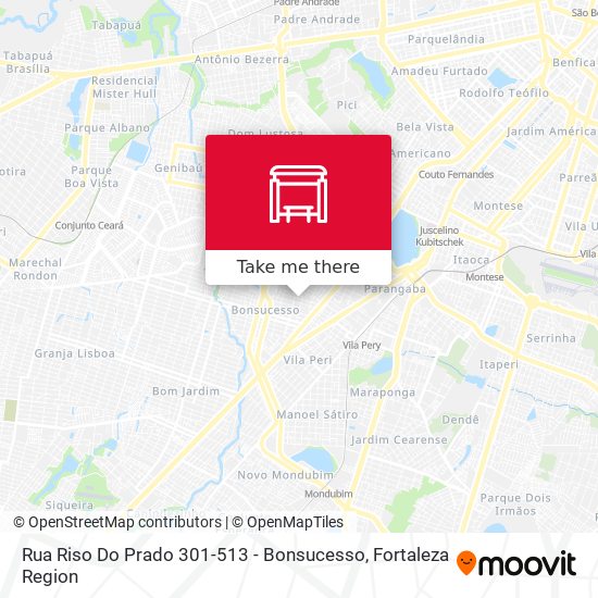 Rua Riso Do Prado 301-513 - Bonsucesso map