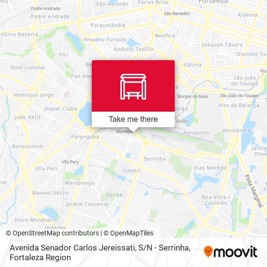 Avenida Senador Carlos Jereissati, S / N - Serrinha map