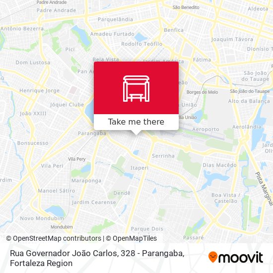 Rua Governador João Carlos, 328 - Parangaba map