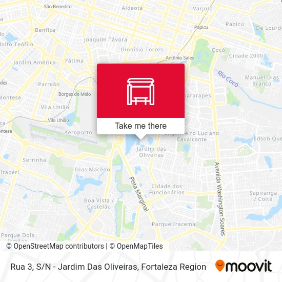 Rua 3, S / N - Jardim Das Oliveiras map