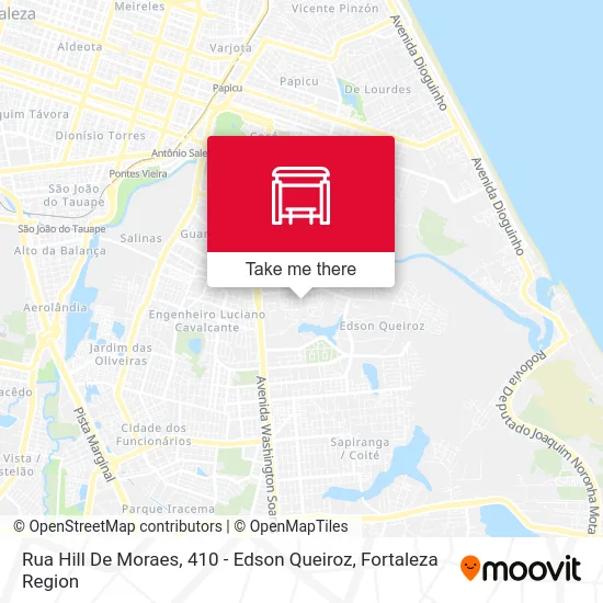 Rua Hill De Moraes, 410 - Edson Queiroz map
