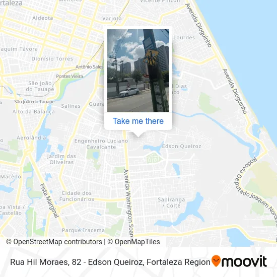 Rua Hil Moraes, 82 - Edson Queiroz map