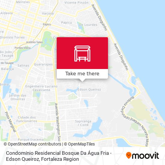 Condomínio Residencial Bosque Da Água Fria - Edson Queiroz map