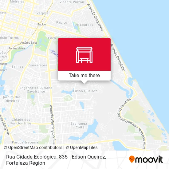 Rua Cidade Ecológica, 835 - Edson Queiroz map