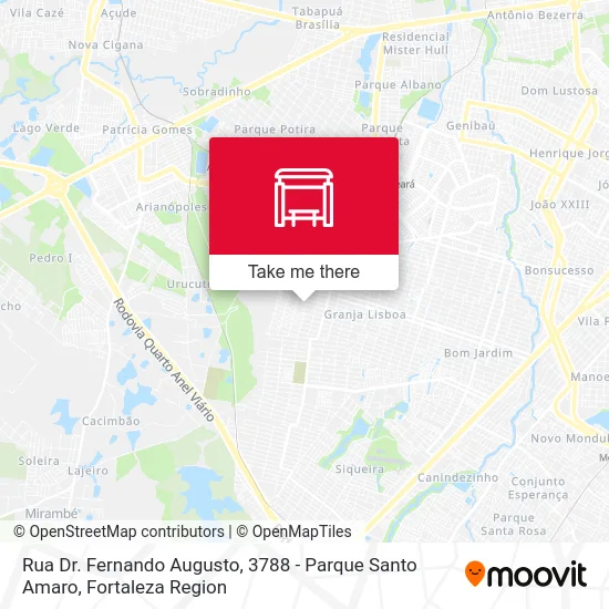 Rua Dr. Fernando Augusto, 3788 - Parque Santo Amaro map