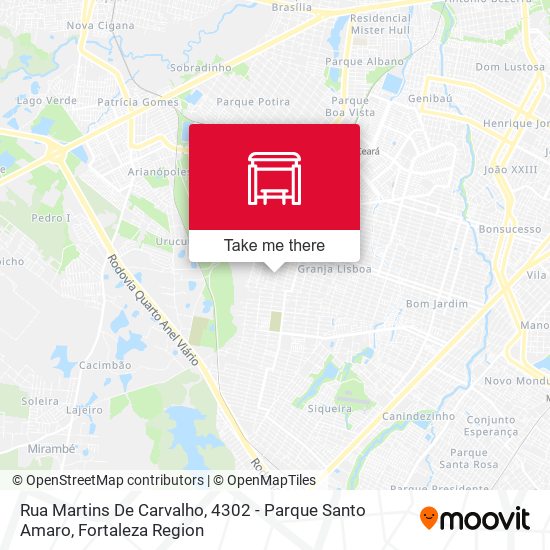 Rua Martins De Carvalho, 4302 - Parque Santo Amaro map