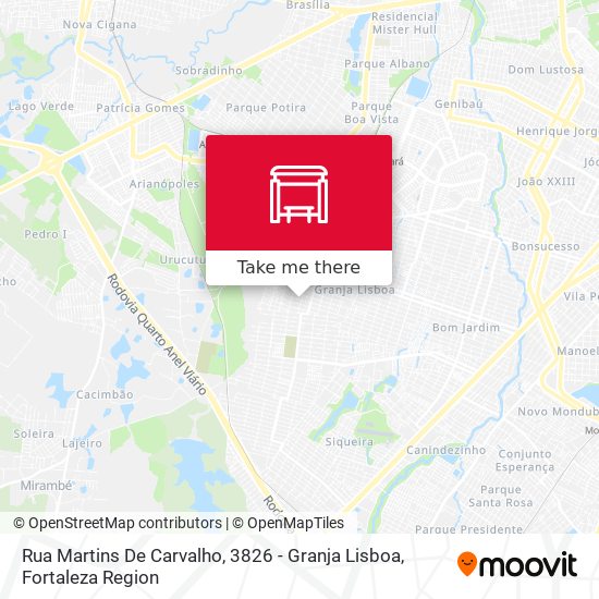 Rua Martins De Carvalho, 3826 - Granja Lisboa map